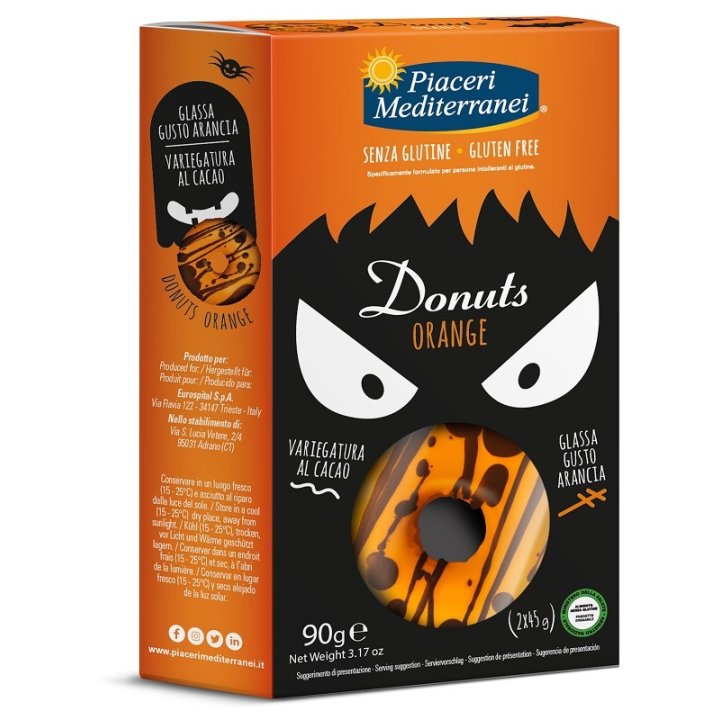 PIACERI MEDITERRANEI DONUTS ORANGE 90 G