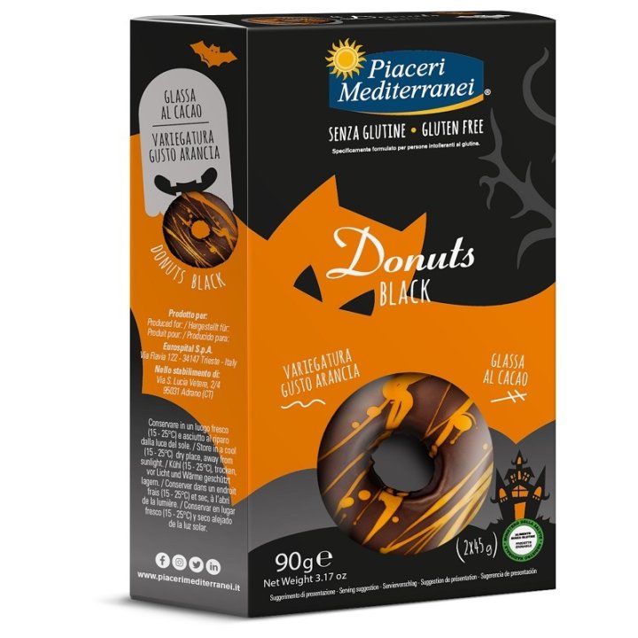 PIACERI MEDITERRANEI DONUTS BLACK 90 G