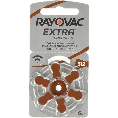 RAYOVAC BATTERIE ZINCO ARIO MODELLO 10 6 PEZZI