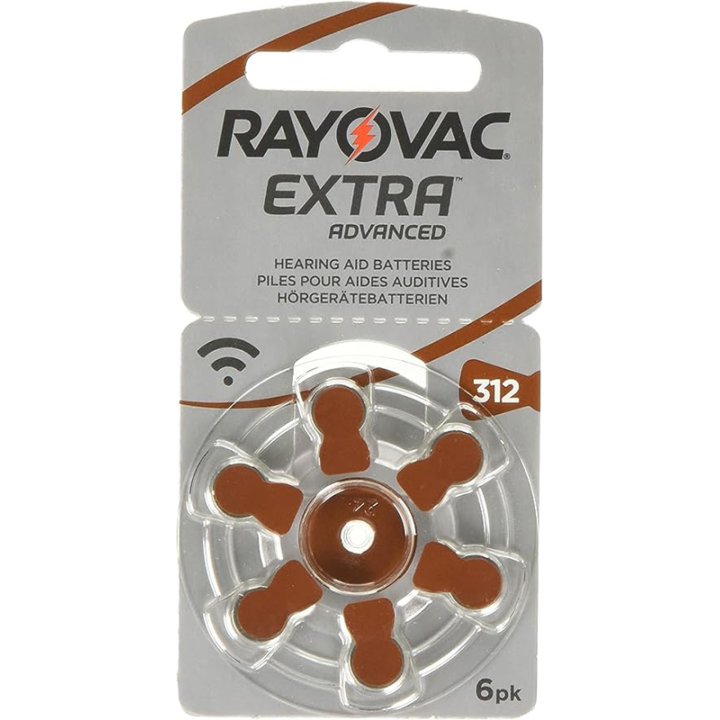 RAYOVAC BATTERIE ZINCO ARIO MODELLO 10 6 PEZZI