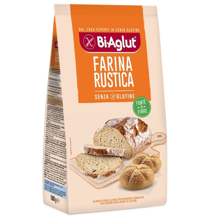 BIAGLUT FARINA SENZA GLUTINE RUSTICA 1 KG