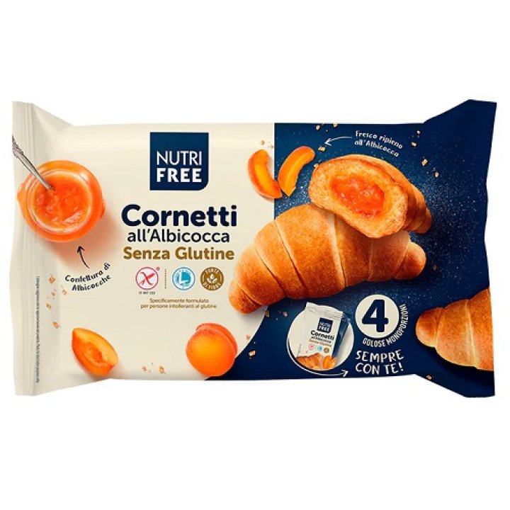 NUTRIFREE CORNETTI ALBICOCCA 4X60 G