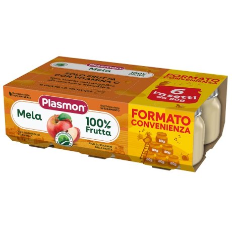 PLASMON OMOGENEIZZATO MELA 6X80 G