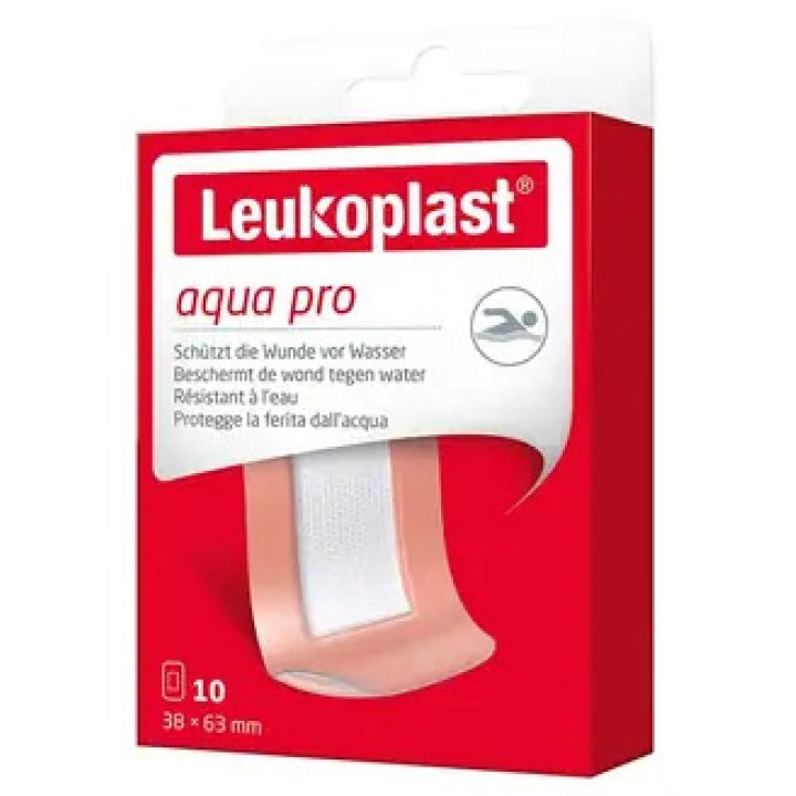 LEUKOPLAST AQUAPRO 63X38 10 PEZZI