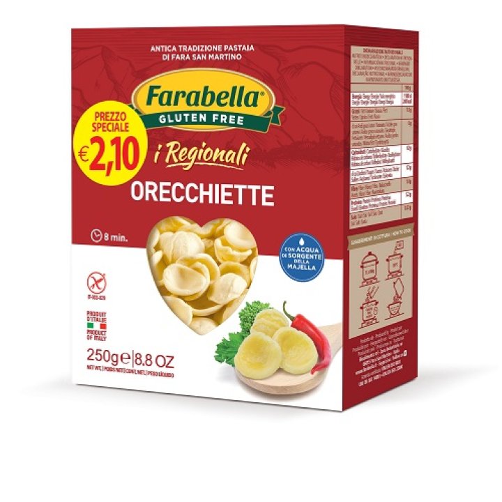 FARABELLA ORECCHIETTE I REGIONALI PASTA FRESCA STABILIZZATA250 G PROMO