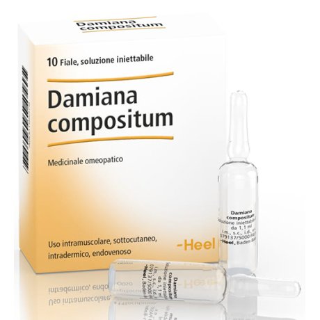 Guna Damiana Compositum Medicinale Omeopatico, 10 fiale da - 2,2ml l'una