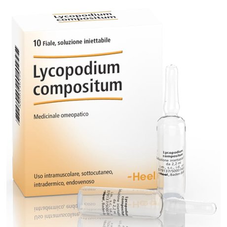 Heel Lycopodium Compositum 10 fiale omeopatiche da - 2,2ml l'una