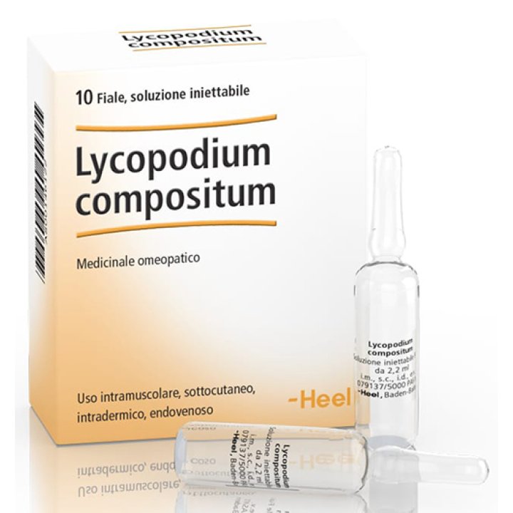 HEEL LYCOPODIUM COMPOSITUM 10 FIALE DA 2,2 ML L\'UNA