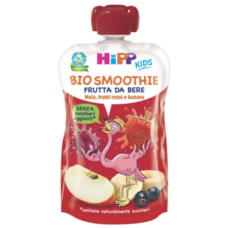 HIPP BIO SMOOTHIES MELA/BAN/FRUTTI ROSSI 120 ML