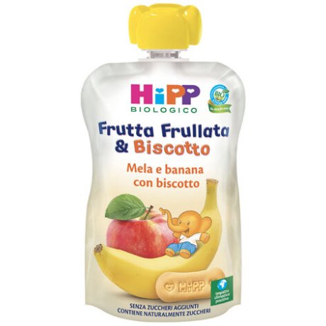 HIPP FRUTTA FRULLATA&BISCOTTO MELA BANANA BISCOTTO 90 G