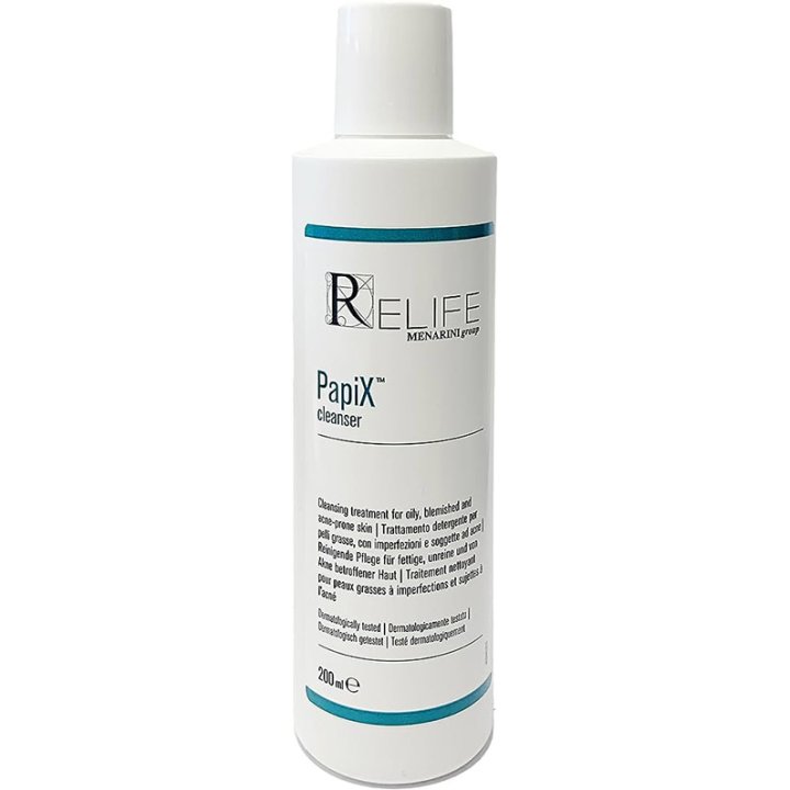 PAPIX CLEANSER DETERGENTE PER PELLI GRASSE CON IMPERFEZIONI  E ACNE 200 ML