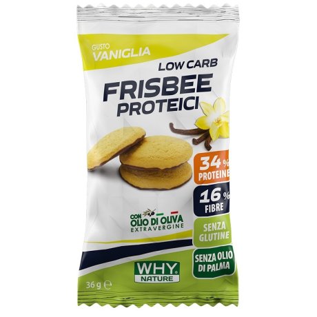 WHYNATURE FRISBEE PROTEICI VANIGLIA 36 G