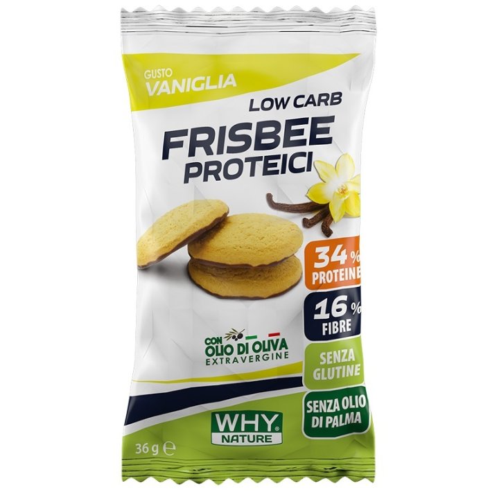 WHYNATURE FRISBEE PROTEICI VANIGLIA 36 G