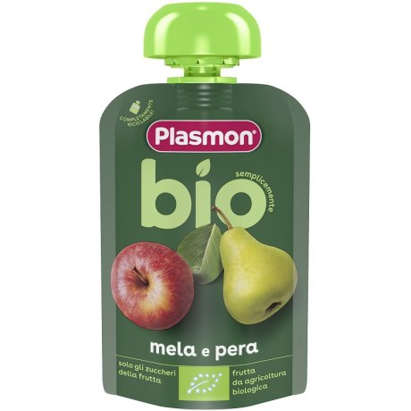 PLASMON BIO MELA PERA POUCHES100