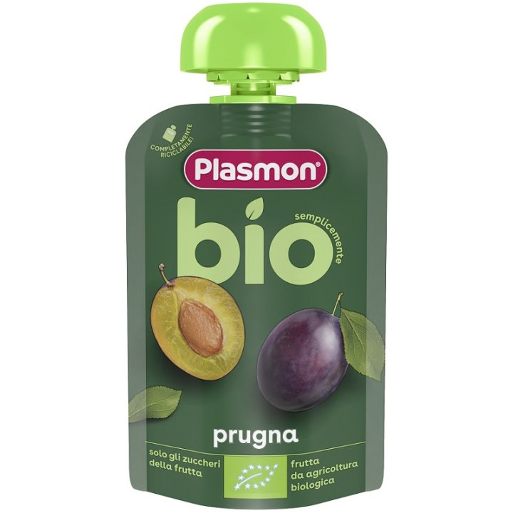 PLASMON BIO PRUGNA POUCHES100G