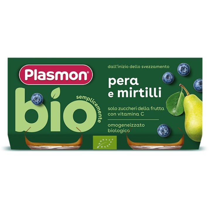 PLASMON BIO OMOG PERA/MIRT 2X80G