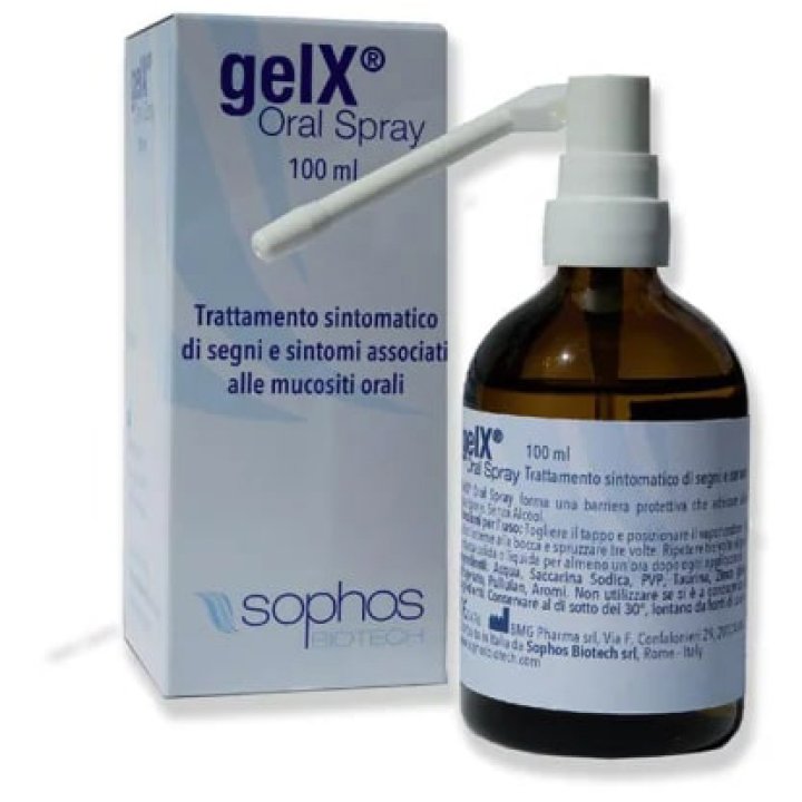 GEL SPRAY ORALE PER TRATTAMENTO SINTOMATICO SEGNI E SINTOMI ASSOCIATI ALLE MUCOSITI ORALI