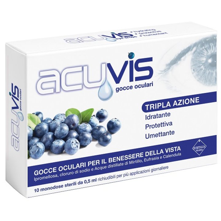 CCE OCULARI ACUVIS 10 FLACONCINI 0,5 ML