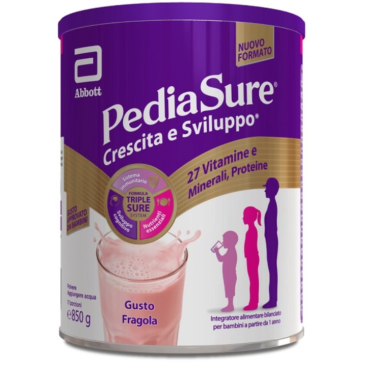 PEDIASURE CRE&SVI FRAGOLA 850G