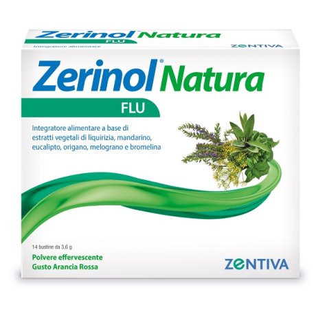 ZERINOL NATURA FLU 14BUST