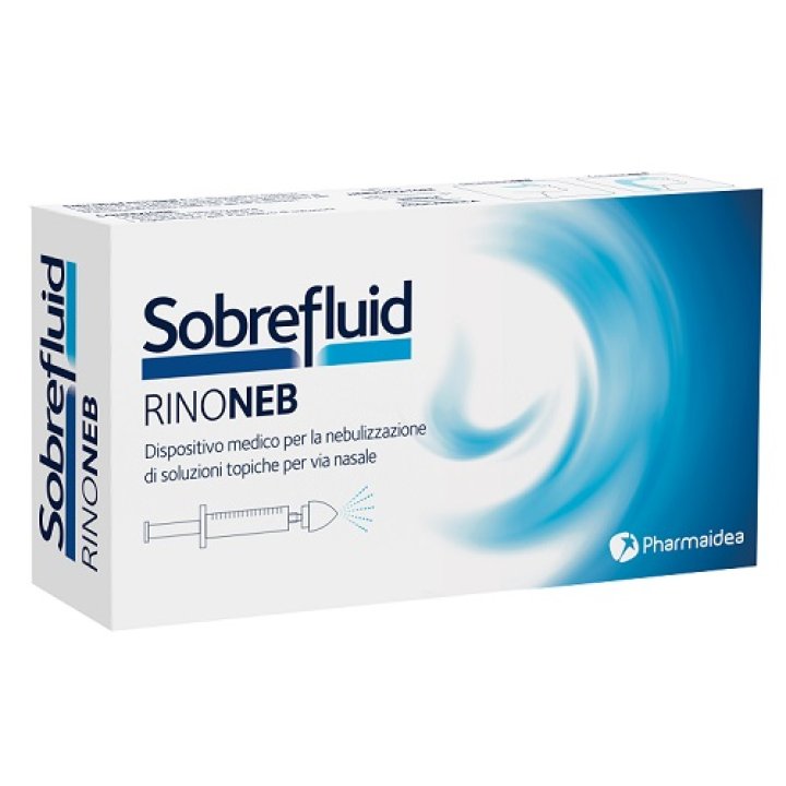 SOBREFLUID RINONEB DISPOSITIVO NEBULIZZATORE + SIRINGA LUERLOCK DA 50 ML + ACANNULA PER PRELIEVO SOLUZIONE