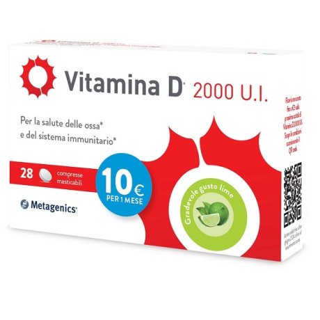 VITAMINA D 2000UI 28 COMPRESSE MASTICABILI VITAMINA D 2000UI 28 COMPRESSE MASTICABILI