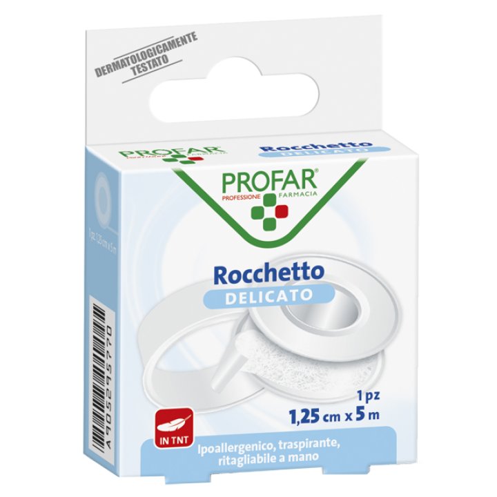 ROCCHETTO TESSUTO NON TESSUTO DELICATO 1,25 CM X 5 M PROFAR