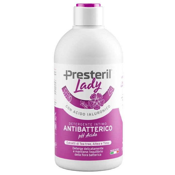 LADY PRESTERIL DETERGENTE INTIMO ANTIBATTERICO/PH ACIDO 500ML