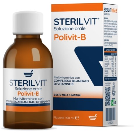 STERILVIT POLIVIT-B SOLUZIONE ORALE GUSTO MELA BANANA 100 ML