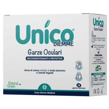 UNICO GARZE OCULARI14PZ