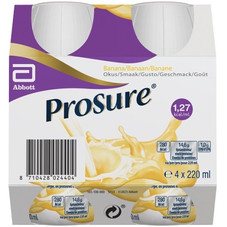 PROSURE BANANA 4BOTT 220ML