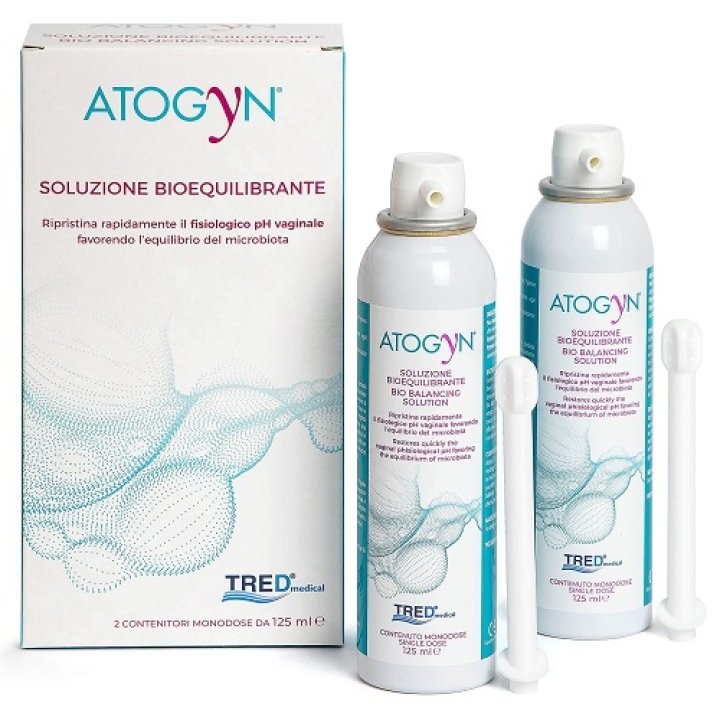 ATOGYN DISPOSITIVO IGIENE VAGINALE E RIPRISTINO PH FISIOLOGICO BAG ON VALVE 2 PEZZI DA 125ML