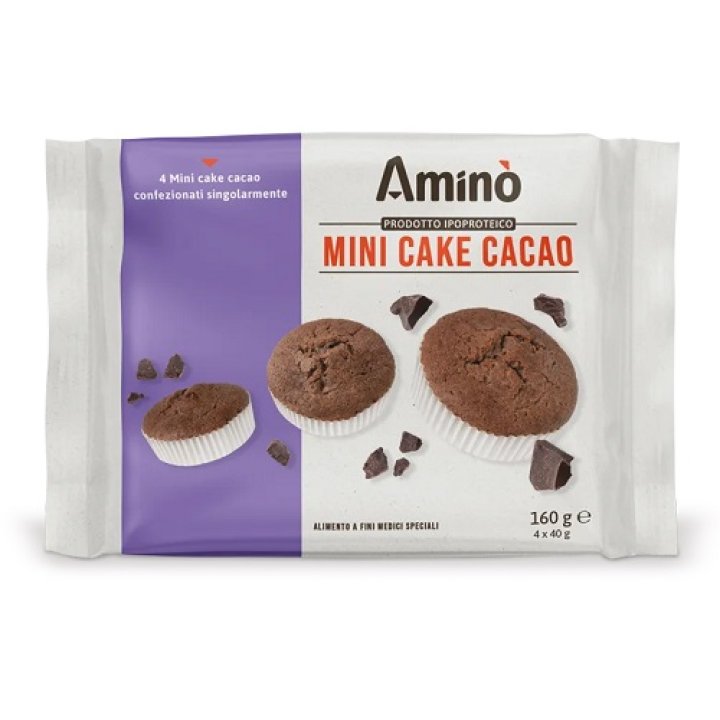 AMINO MINI CAKE CACAO 4 PEZZI DA 40 G