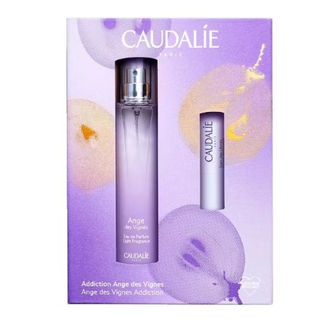 Caudalie Duo Cofanetto xmas 2024 Eau de Parfum 1 Anges Des Vignes - 50ml + 1 Stick labbra 