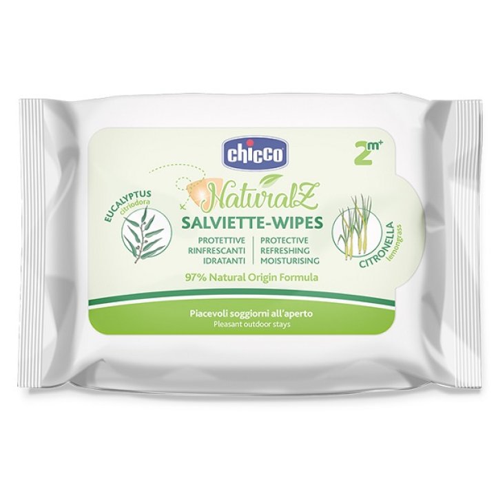 CHICCO ZANZA SALVIETTE NATURALE 20 PEZZI