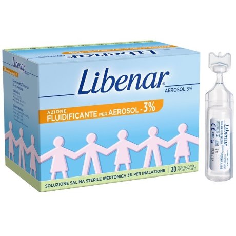 LIBENAR AEROSOL 3% IPERTONICA 30 FIALE