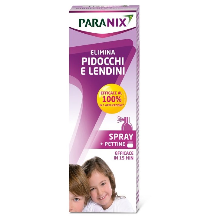 SPRAY PARANIX TRATTAMENTO ANTIPEDICULOSI 100 ML + PETTINE RELAMENTO MDR