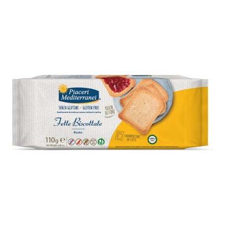 PIACERI MEDITERRANEI FETTE BISCOTTATE 110 G