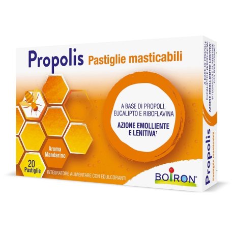 Boiron Propolis Pastiglie Masticabili al Mandarino 20 Pastiglie