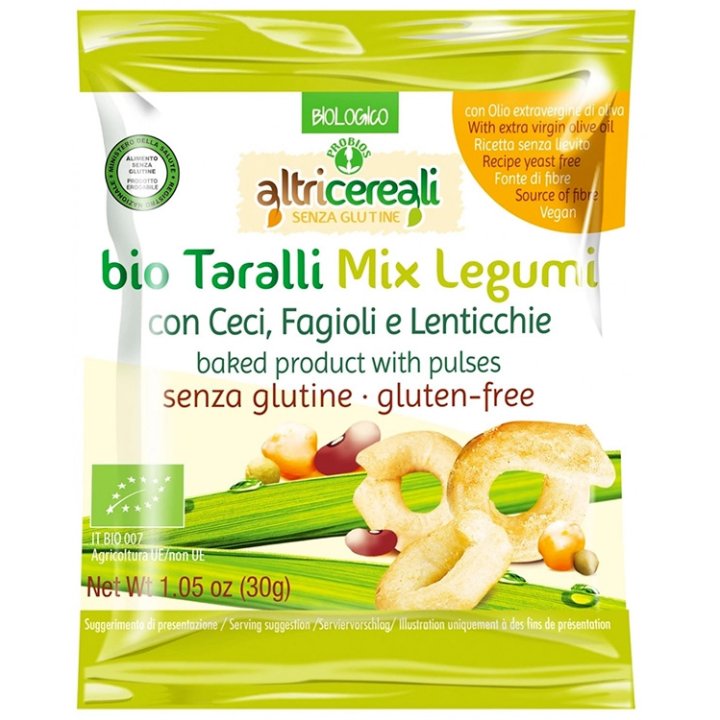 ALTRICEREALI TARALLI MIX LEGUMI 30 G