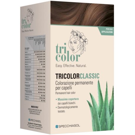 TRICOLOR CLASSIC 5,32 CIOCCOLATO 2 TUBI 50 ML + 2 SHAKER 50 ML + 4 BUSTINE 8 ML