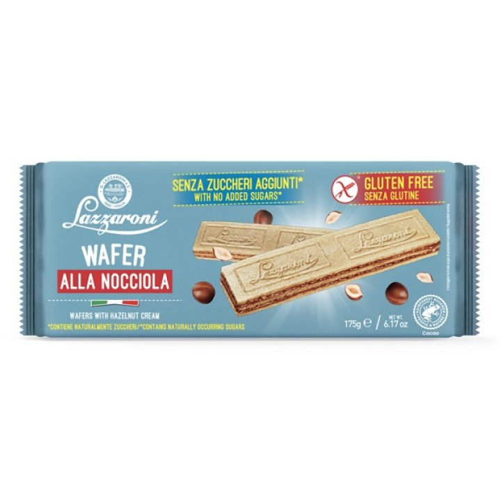 ZEROLE WAFERS ALLA NOCCIOLA SENZA ZUCCHERI AGGIUNTI 175 G