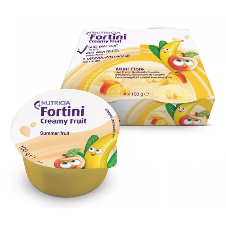 FORTINI CREAMY FRUIT MULTI FIBRE FRUTTI GIALLI 4X100 G