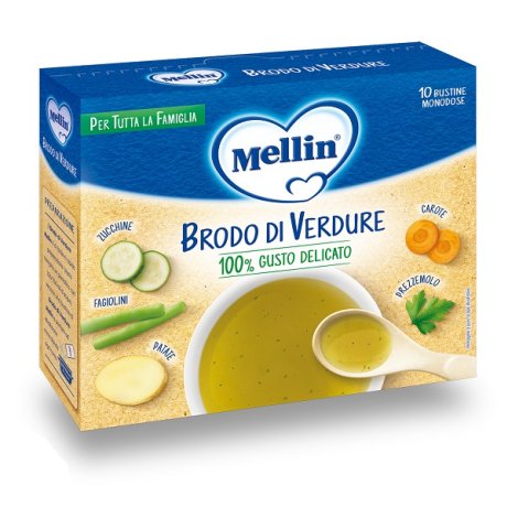 MELLIN BRODO VERDURE 10X8G