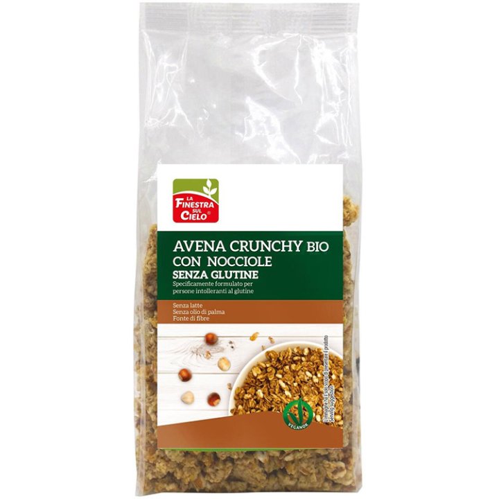 CRUNCHY S/G AVENA NOCCIOLA250G