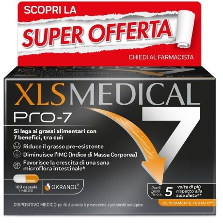 XLS MEDICAL PRO-7 180 CAPSULE TAGLIO PREZZO
