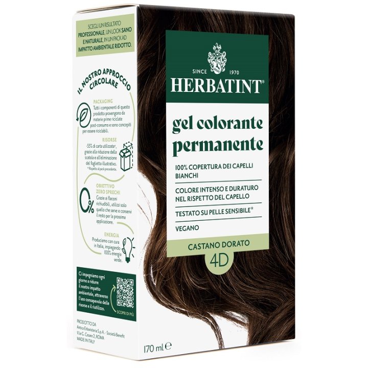 HERBATINT 4D CASTANO DOR 170ML HERBATINT 4D CASTANO DOR 170ML