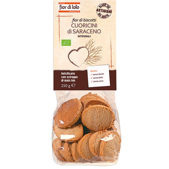 FIOR DI LOTO CUORICINI DI GRANO SARACENO INTEGRALE 250 G