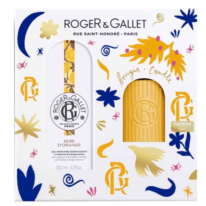 ROGER&GALLET SET NATALE BO 100 ML + CANDELA