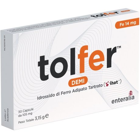 TOLFER DEMI 14MG 30CPS